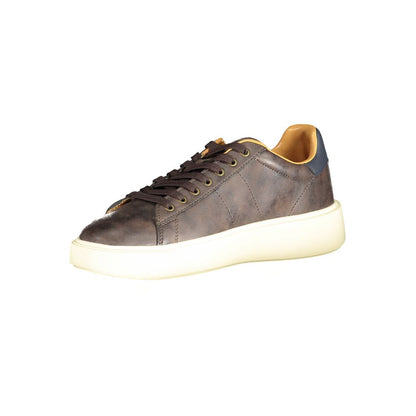 Sneaker Blauer in poliestere marrone