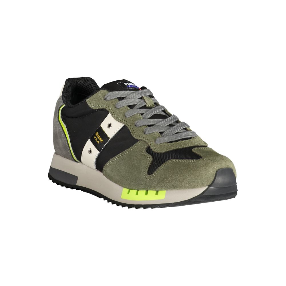 Sneaker Blauer in poliestere verde