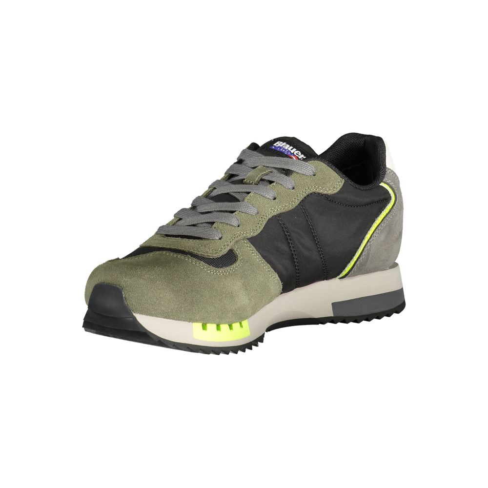 Sneaker Blauer in poliestere verde