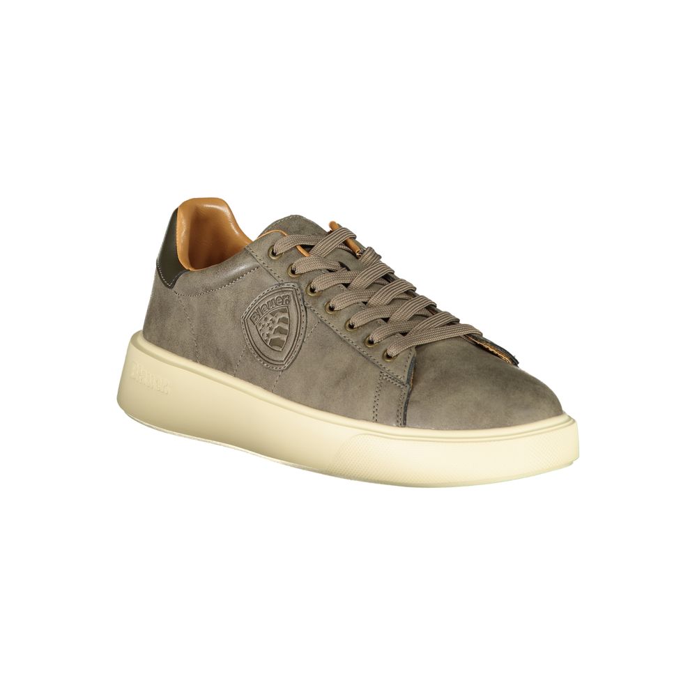 Sneaker Blauer in poliestere beige