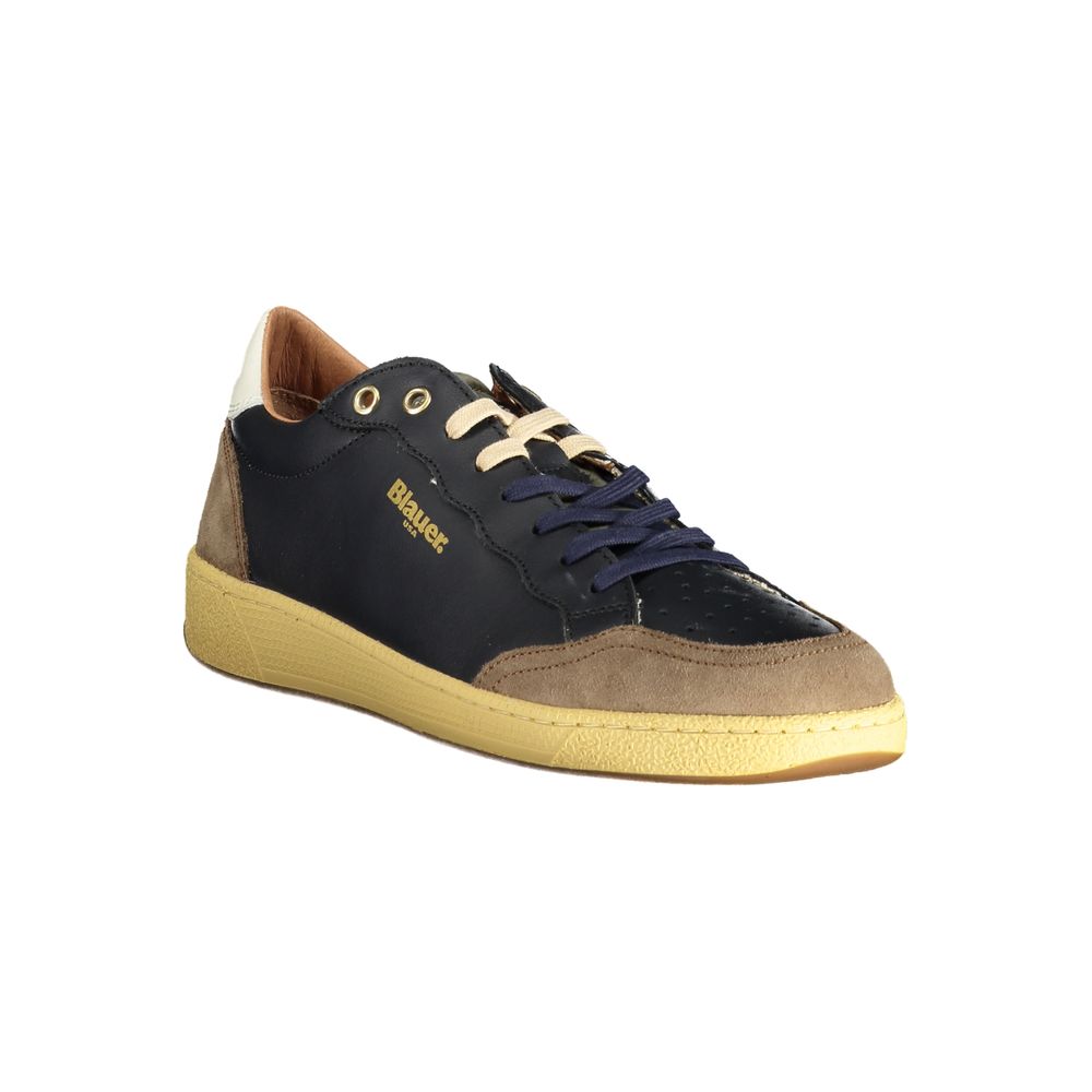 Sneaker Blauer in poliestere marrone