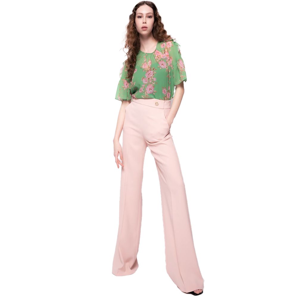 PINKO Jeans e pantaloni in poliestere rosa