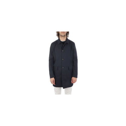 Giacca in cotone blu Aquascutum