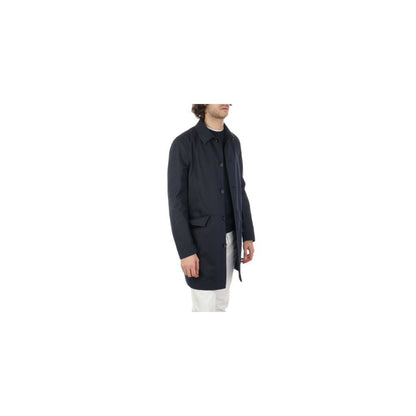 Giacca in cotone blu Aquascutum