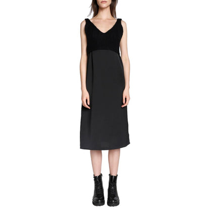 PINKO Black Polyester Dress