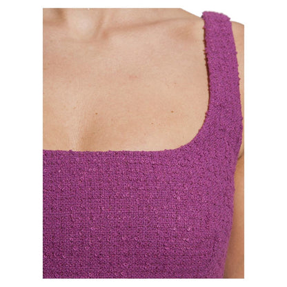 PINKO Top e T-shirt in cotone viola