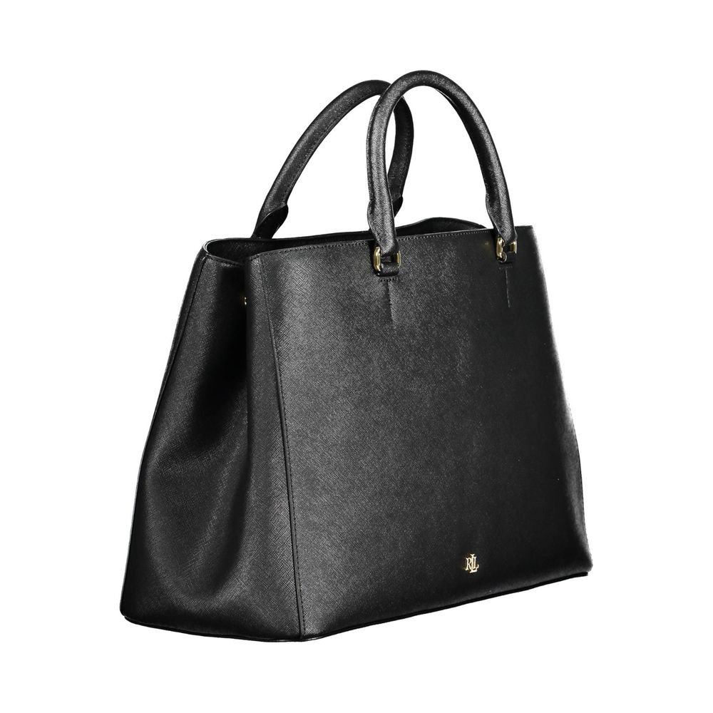 Ralph Lauren Black Leather Handbag