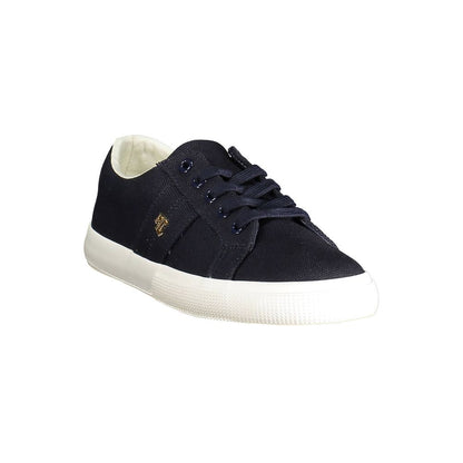 Sneaker in cotone blu Ralph Lauren