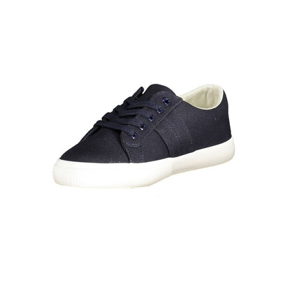 Sneaker in cotone blu Ralph Lauren