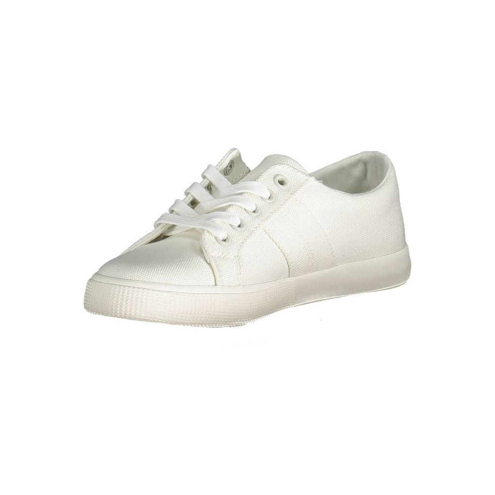 Sneaker in cotone bianco Ralph Lauren