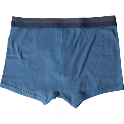 Dolce & Gabbana Blue Cotton Blend Regular Boxer Shorts Underwear