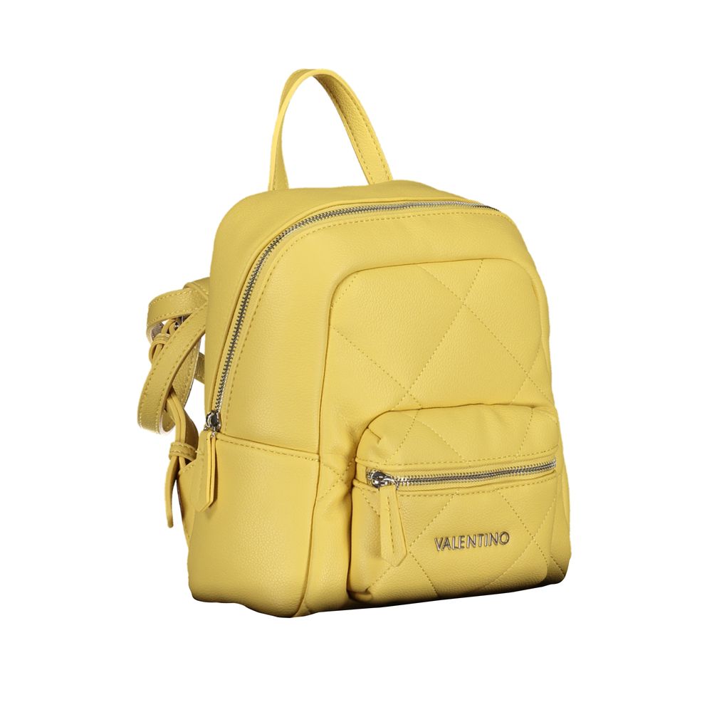 Valentino Bags Yellow Polyethylene Backpack