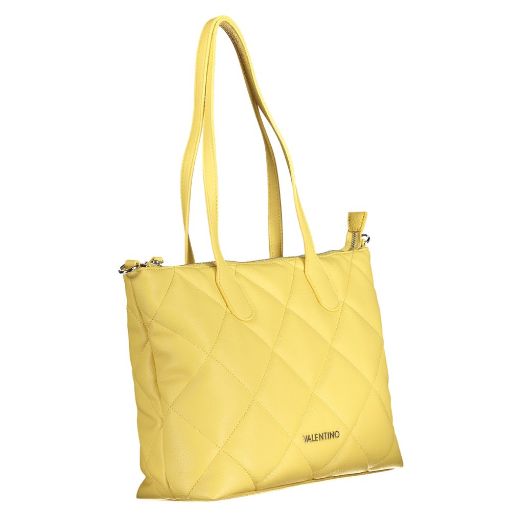 Valentino Bags Borsa a mano in polietilene giallo