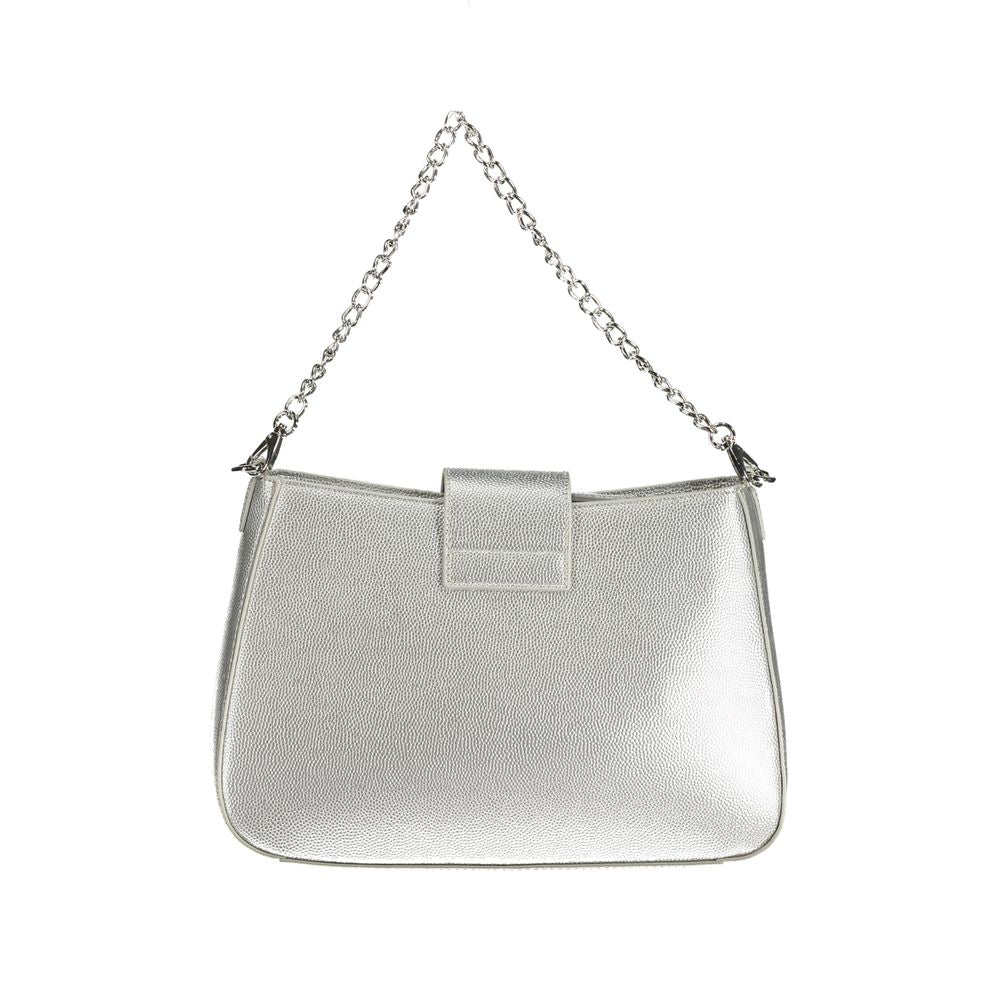 Valentino Bags Borsa a mano in polietilene argento