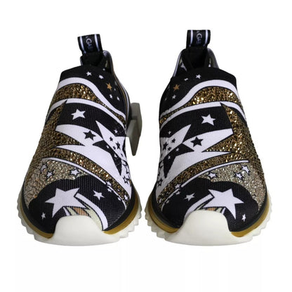 Dolce &amp; Gabbana Multicolor Comet Star Print Sorrento Sneakers Scarpe