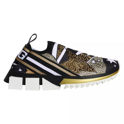 Dolce &amp; Gabbana Multicolor Comet Star Print Sorrento Sneakers Scarpe