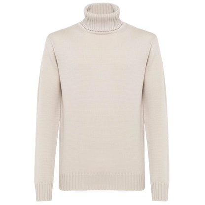 Alpha Studio White Cashmere Sweater