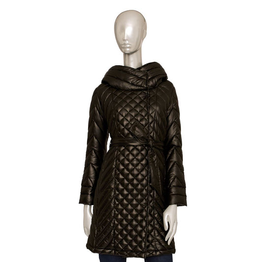 Baldinini Trend Black Polyester Jackets & Coat