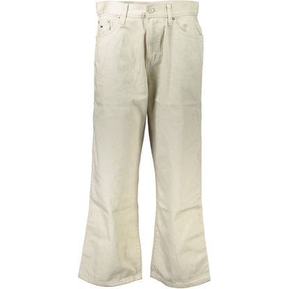 Tommy Hilfiger Beige Cotton Jeans & Pant