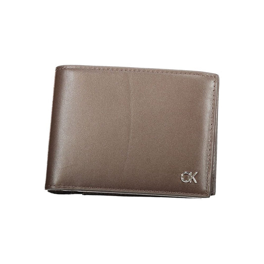 Calvin Klein Brown Leather Wallet