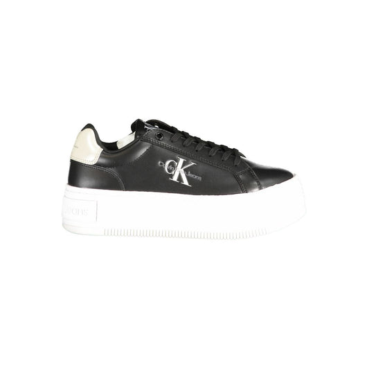 Calvin Klein Black Polyester Sneaker