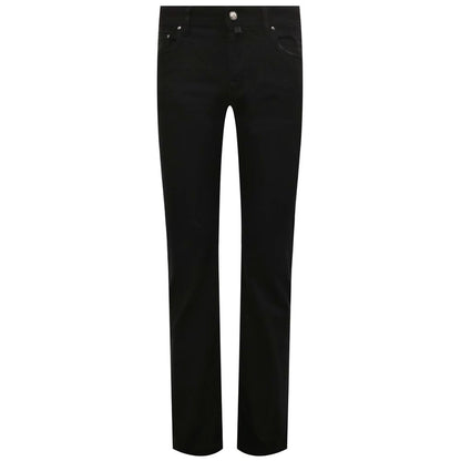 Jacob Cohen Black Cotton Jeans & Pant