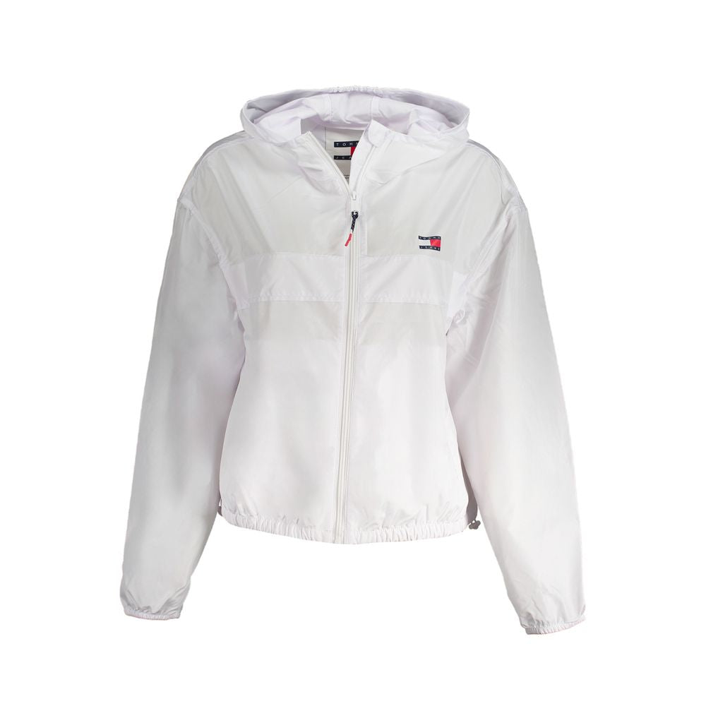 Tommy Hilfiger White Polyester Jackets & Coat