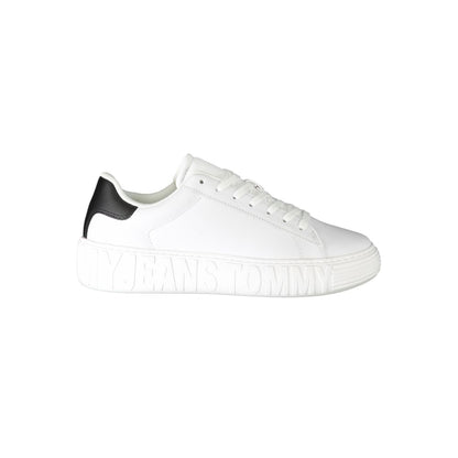 Tommy Hilfiger White Leather Men Sneaker