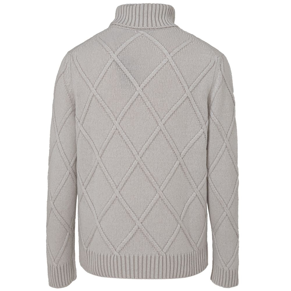 Gran Sasso Gray Wool Sweater