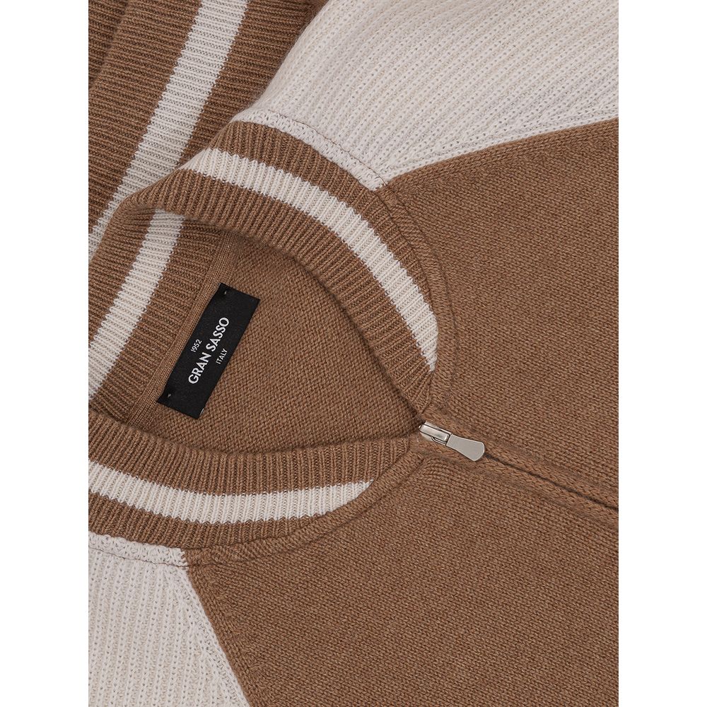 Gran Sasso Brown Cashmere Jacket