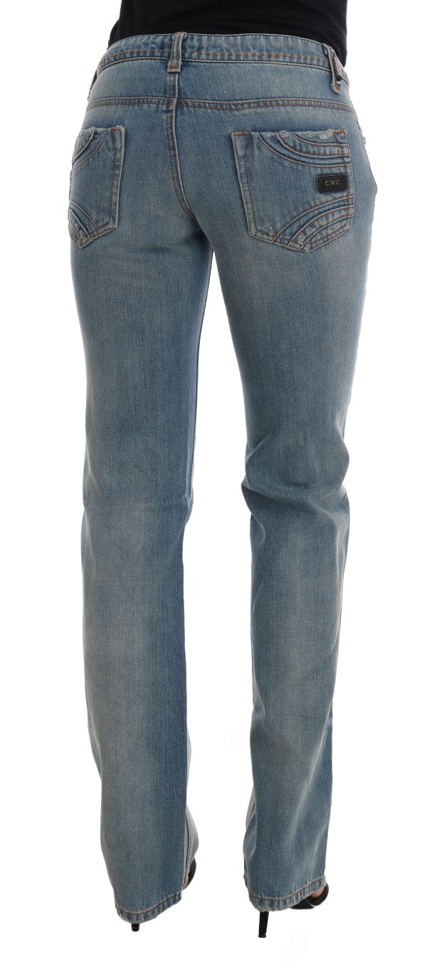 Costume National Chic Jeans dritti vestibilità classica blu