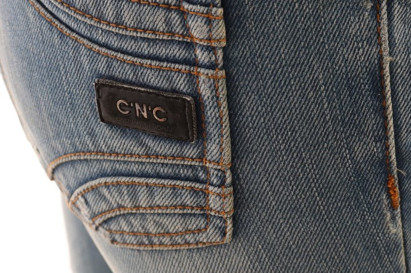 Costume National Chic Jeans dritti vestibilità classica blu