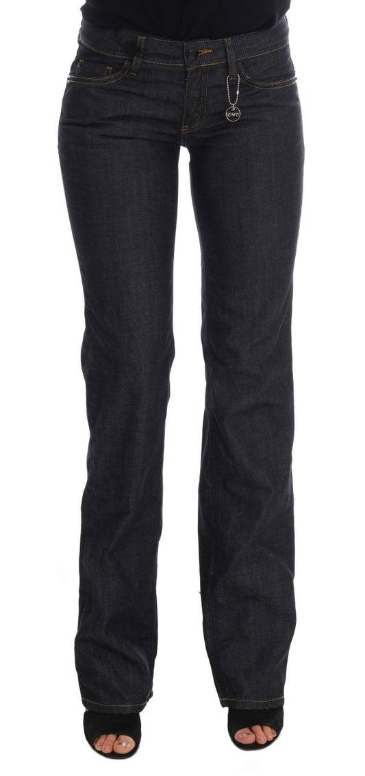 Costume National Chic Jeans dal taglio dritto blu scuro