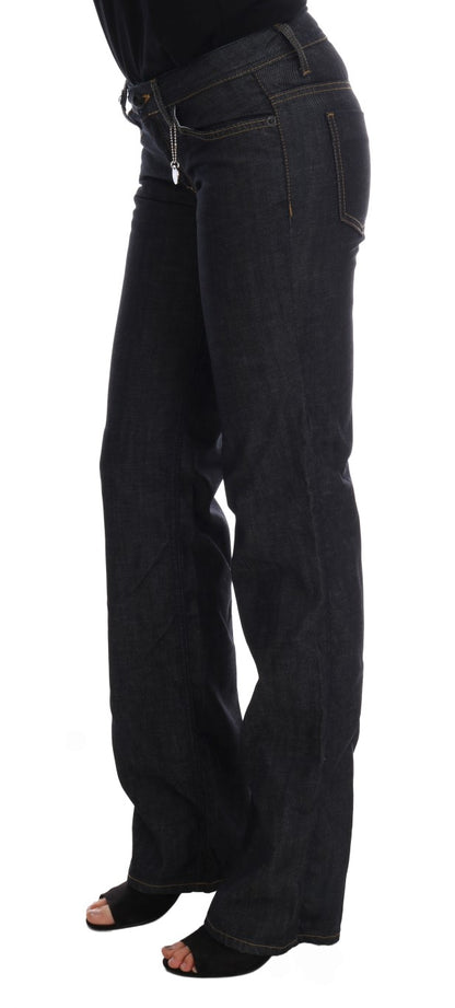 Costume National Chic Dark Blue Straight Fit Jeans