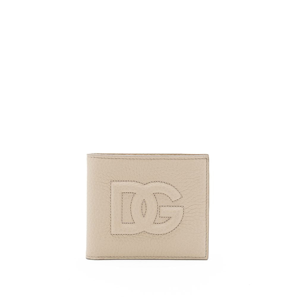 Dolce & Gabbana Beige Leather Wallet