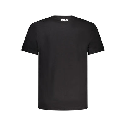 Fila Black Cotton T-Shirt