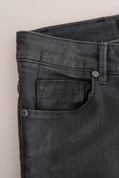 Jeans firmati slim fit grigi eleganti Acht