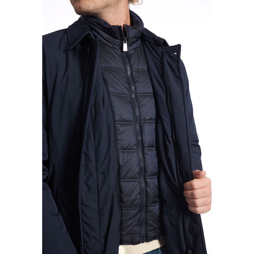 Baldinini Trend Blue Polyester Jacket