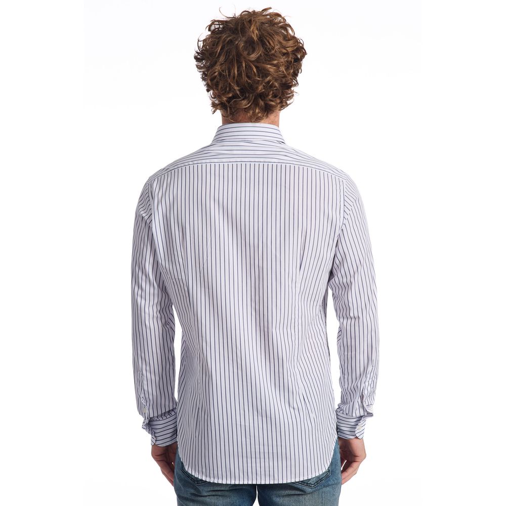 Baldinini Trend Light Blue Cotton Shirt