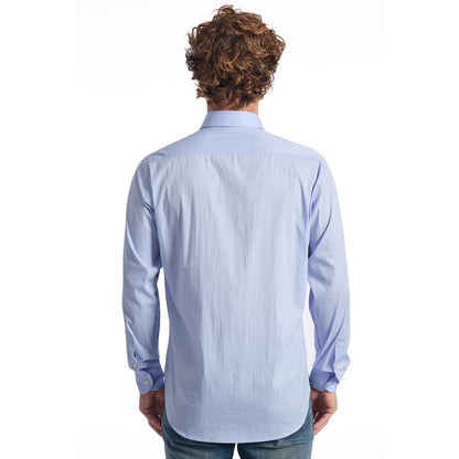 Baldinini Trend Light Blue Cotton Shirt