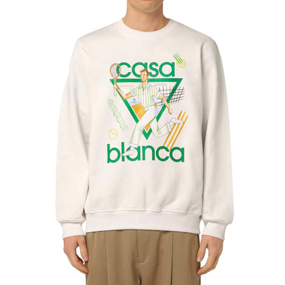 Casablanca White Cotton Sweater