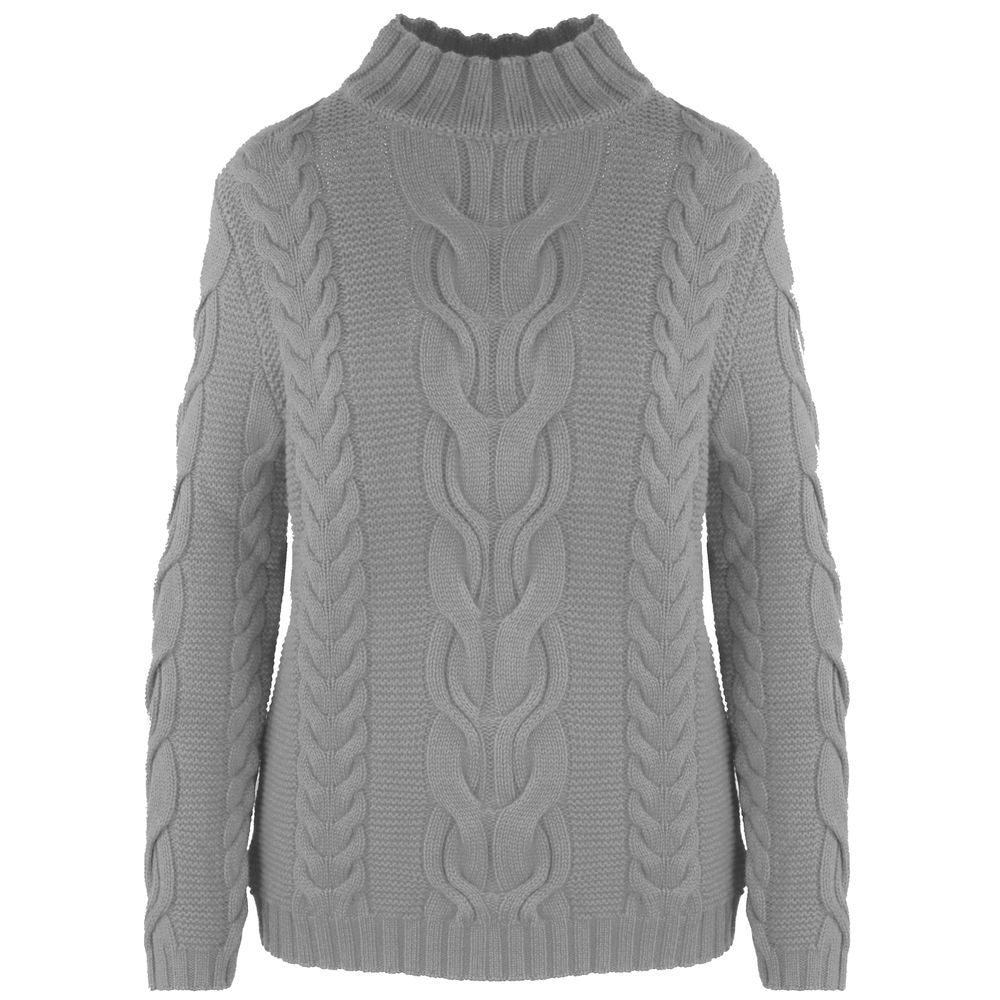 Malo Gray Wool Sweater