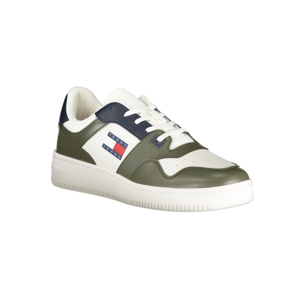 Tommy Hilfiger Green Polyester Sneaker