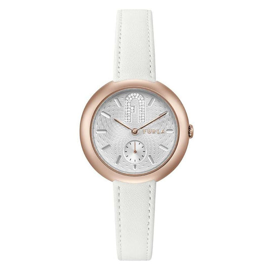 Furla White Leather Watch