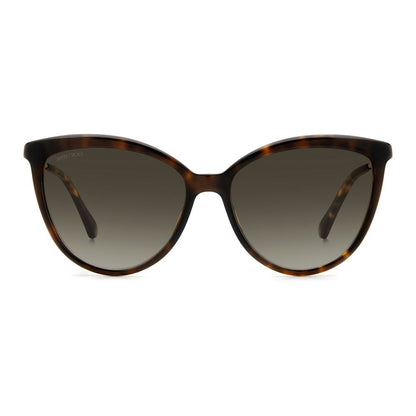 Jimmy Choo Brown Metal Sunglasses