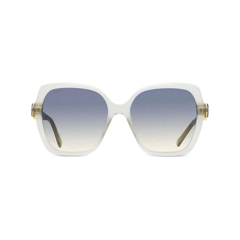 Jimmy Choo White Resin Sunglasses