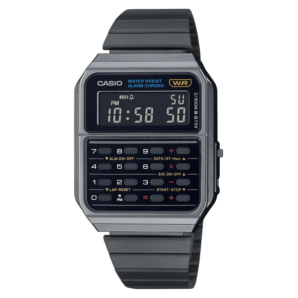 Casio Black Stainless Steel Watch