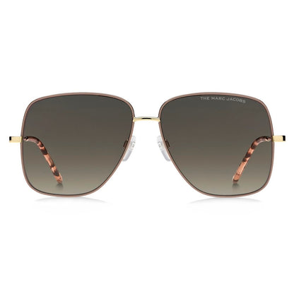 Marc Jacobs Gold Metal Sunglasses