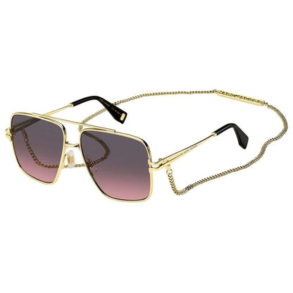 Marc Jacobs Gold Metal Sunglasses