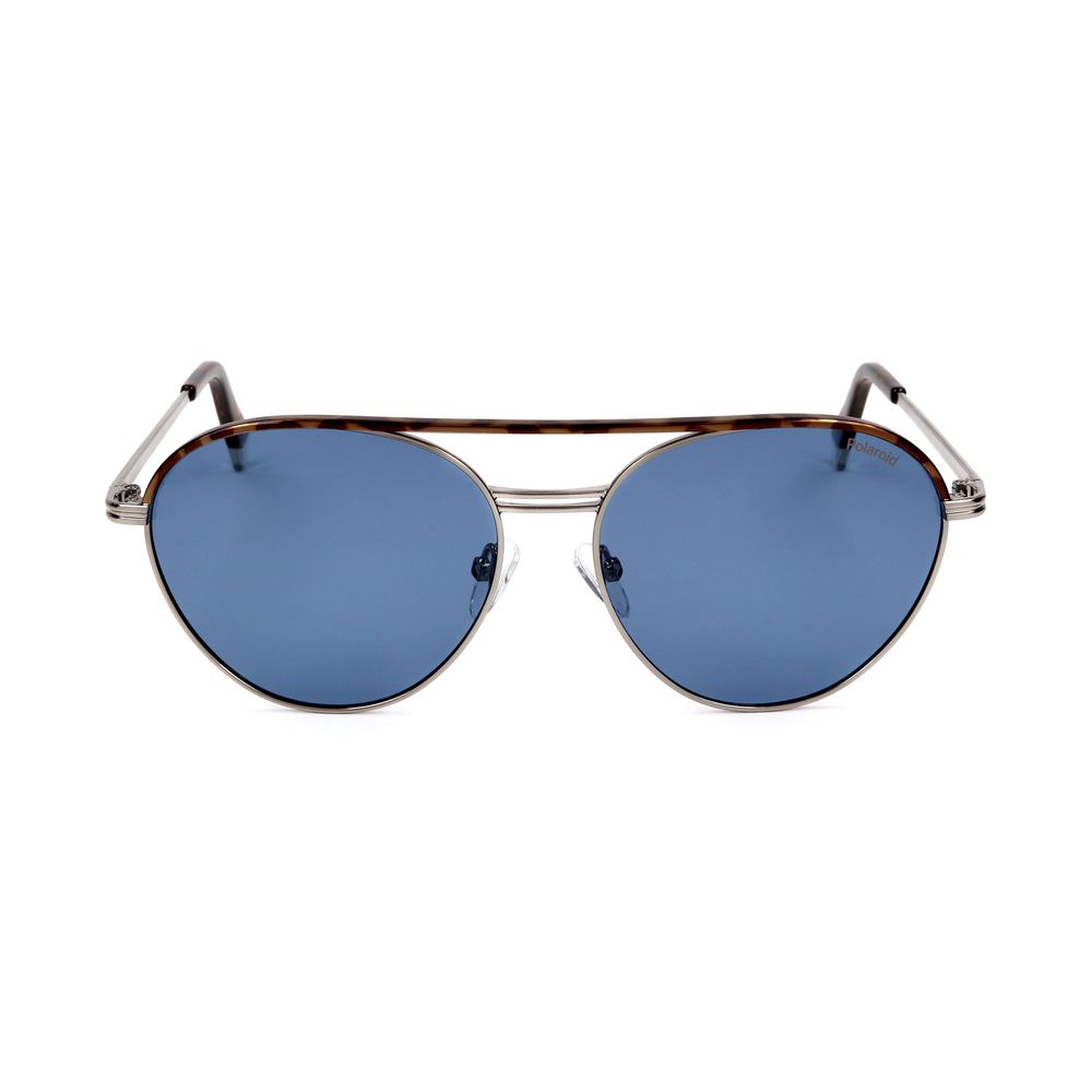 Polaroid Silver Metal Sunglasses